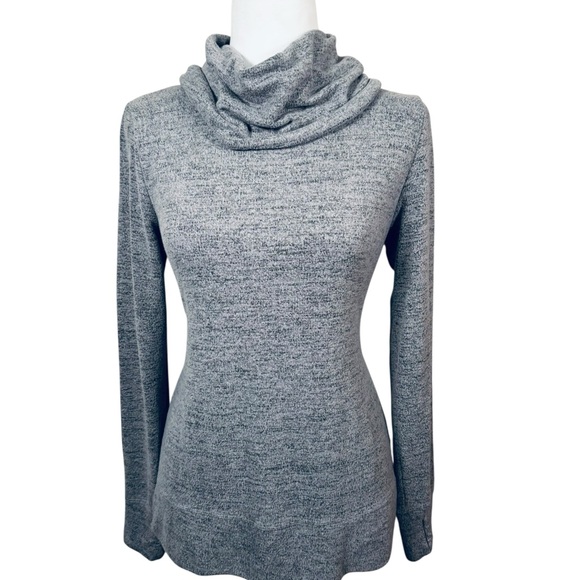 Ideology Women's Heather Gray Cowl Neck Sweater - Picture 4 of 8